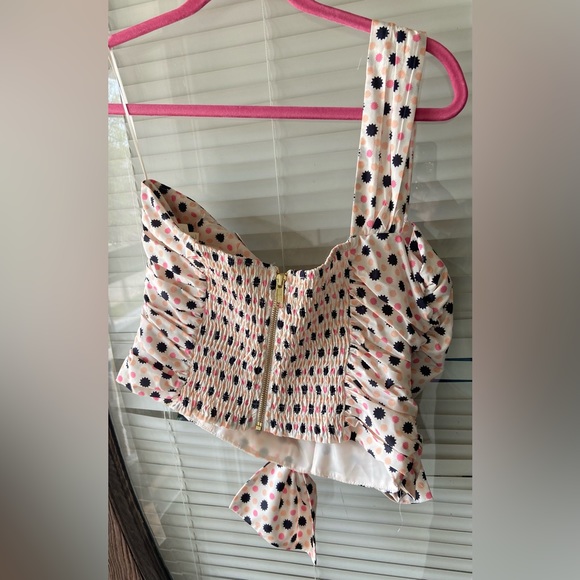 Anthropologie Maeve Bow Tie One Shoulder Tank - Picture 3 of 4